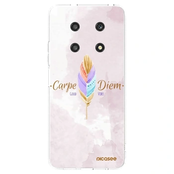 Picasee silikonowe przeźroczyste etui na Honor Magic4 Lite 5G - Carpe Diem