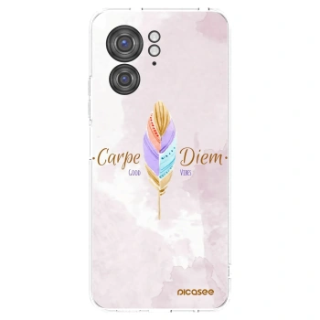 Picasee silikonowe przeźroczyste etui na Motorola Edge 40 - Carpe Diem