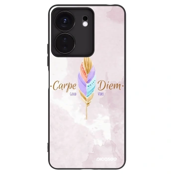 Picasee silikonowe czarne etui na Xiaomi Redmi 13C 4G - Carpe Diem