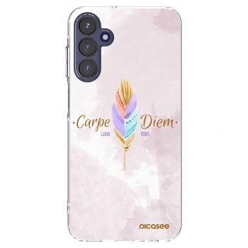 Picasee silikonowe przeźroczyste etui na Samsung Galaxy A15 A155F 4G - Carpe Diem