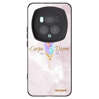 Picasee silikonowe czarne etui na Honor Magic6 Pro - Carpe Diem