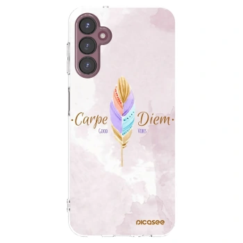 Picasee silikonowe przeźroczyste etui na Samsung Galaxy A05s A057G - Carpe Diem