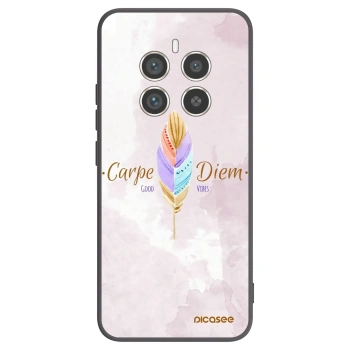 Picasee silikonowe czarne etui na Realme 12 Pro 5G - Carpe Diem