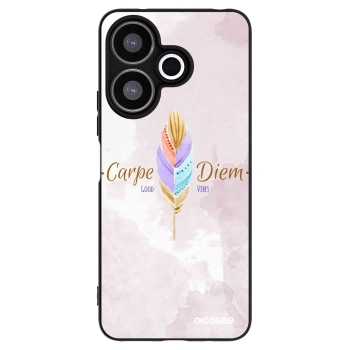 Picasee silikonowe czarne etui na Xiaomi Redmi 13 4G - Carpe Diem
