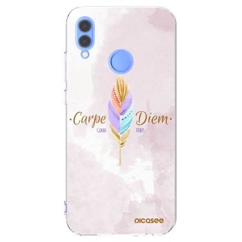 Picasee silikonowe przeźroczyste etui na Huawei P Smart 2019 - Carpe Diem