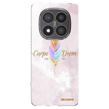 Picasee silikonowe przeźroczyste etui na Xiaomi Redmi Note 14 Pro+ 5G - Carpe Diem