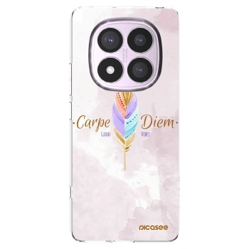 Picasee silikonowe przeźroczyste etui na Xiaomi Redmi Note 14 Pro 5G - Carpe Diem