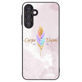 Picasee silikonowe czarne etui na Samsung Galaxy A16 5G - Carpe Diem