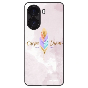 Picasee silikonowe czarne etui na Xiaomi Poco X7 Pro 5G - Carpe Diem