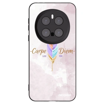Picasee silikonowe czarne etui na Honor Magic7 Pro 5G - Carpe Diem