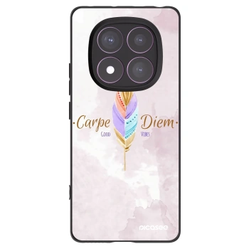 Picasee silikonowe czarne etui na Xiaomi Redmi Note 14 Pro 4G - Carpe Diem