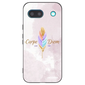 Picasee silikonowe czarne etui na Google Pixel 8a - Carpe Diem