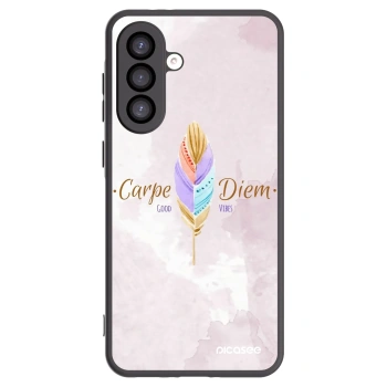 Picasee silikonowe czarne etui na Samsung Galaxy A26 5G A266B - Carpe Diem
