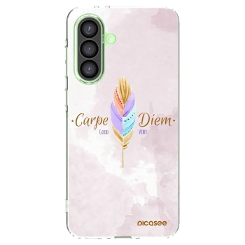 Picasee silikonowe przeźroczyste etui na Samsung Galaxy A26 5G A266B - Carpe Diem