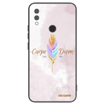 Picasee silikonowe czarne etui na Xiaomi Redmi Note 7 - Carpe Diem