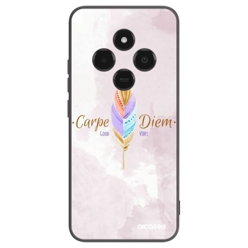 Picasee silikonowe czarne etui na Xiaomi Poco C75 - Carpe Diem
