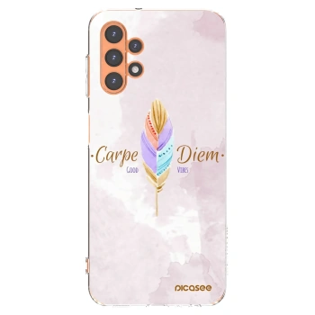 Picasee silikonowe przeźroczyste etui na Samsung Galaxy A13 5G - Carpe Diem