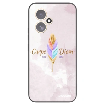 Picasee silikonowe czarne etui na Honor 400 5G - Carpe Diem