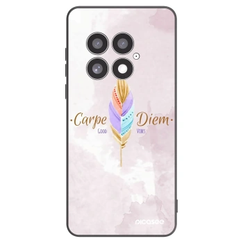 Picasee silikonowe czarne etui na OnePlus 13 5G - Carpe Diem