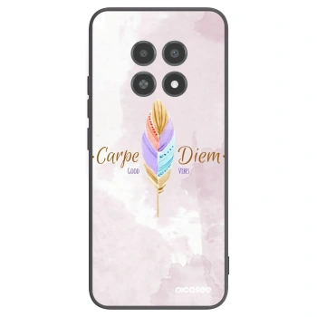 Picasee silikonowe czarne etui na Realme 12X - Carpe Diem