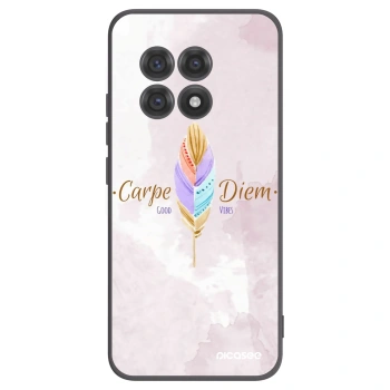 Picasee silikonowe czarne etui na OnePlus 13R 5G - Carpe Diem