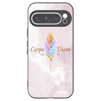 Picasee silikonowe czarne etui na Google Pixel 9 Pro XL - Carpe Diem