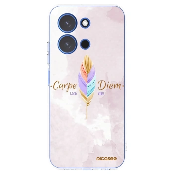 Picasee silikonowe przeźroczyste etui na Xiaomi Redmi 15C 4G - Carpe Diem