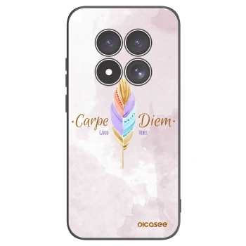 Picasee silikonowe czarne etui na Xiaomi Redmi Note 15 Pro 4G - Carpe Diem