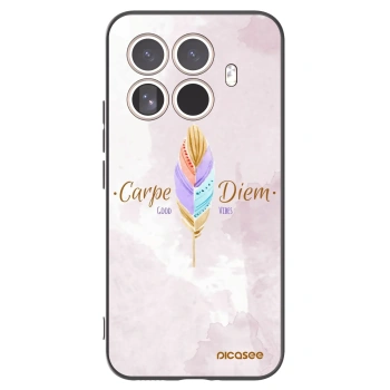 Picasee silikonowe czarne etui na Xiaomi 15T Pro - Carpe Diem