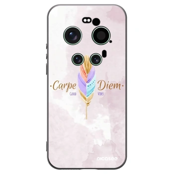 Picasee silikonowe czarne etui na Xiaomi 17 Ultra - Carpe Diem