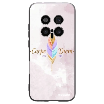 Picasee silikonowe czarne etui na Honor Magic8 Pro 5G - Carpe Diem