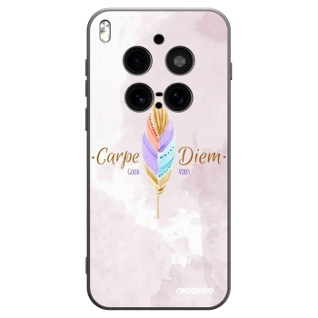 Picasee silikonowe czarne etui na Vivo X300 Pro - Carpe Diem