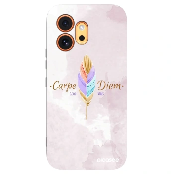 Picasee silikonowe czarne etui na Honor 600 - Carpe Diem