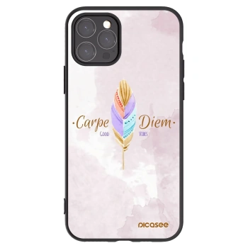 Picasee silikonowe czarne etui na Apple iPhone 11 Pro - Carpe Diem