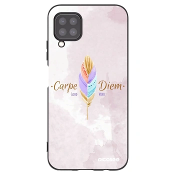 Picasee silikonowe czarne etui na Huawei P40 Lite - Carpe Diem