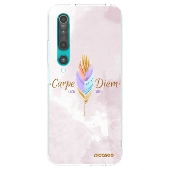 Picasee silikonowe przeźroczyste etui na Xiaomi Mi 10 - Carpe Diem