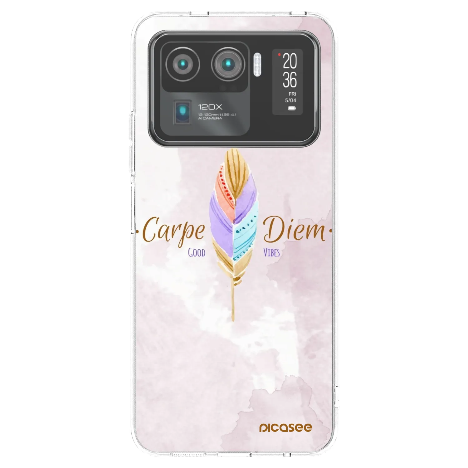 Picasee silikonowe przeźroczyste etui na Xiaomi Mi 11 Ultra - Carpe Diem
