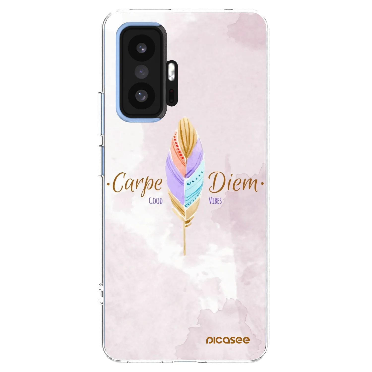 Picasee silikonowe przeźroczyste etui na Xiaomi 11T - Carpe Diem