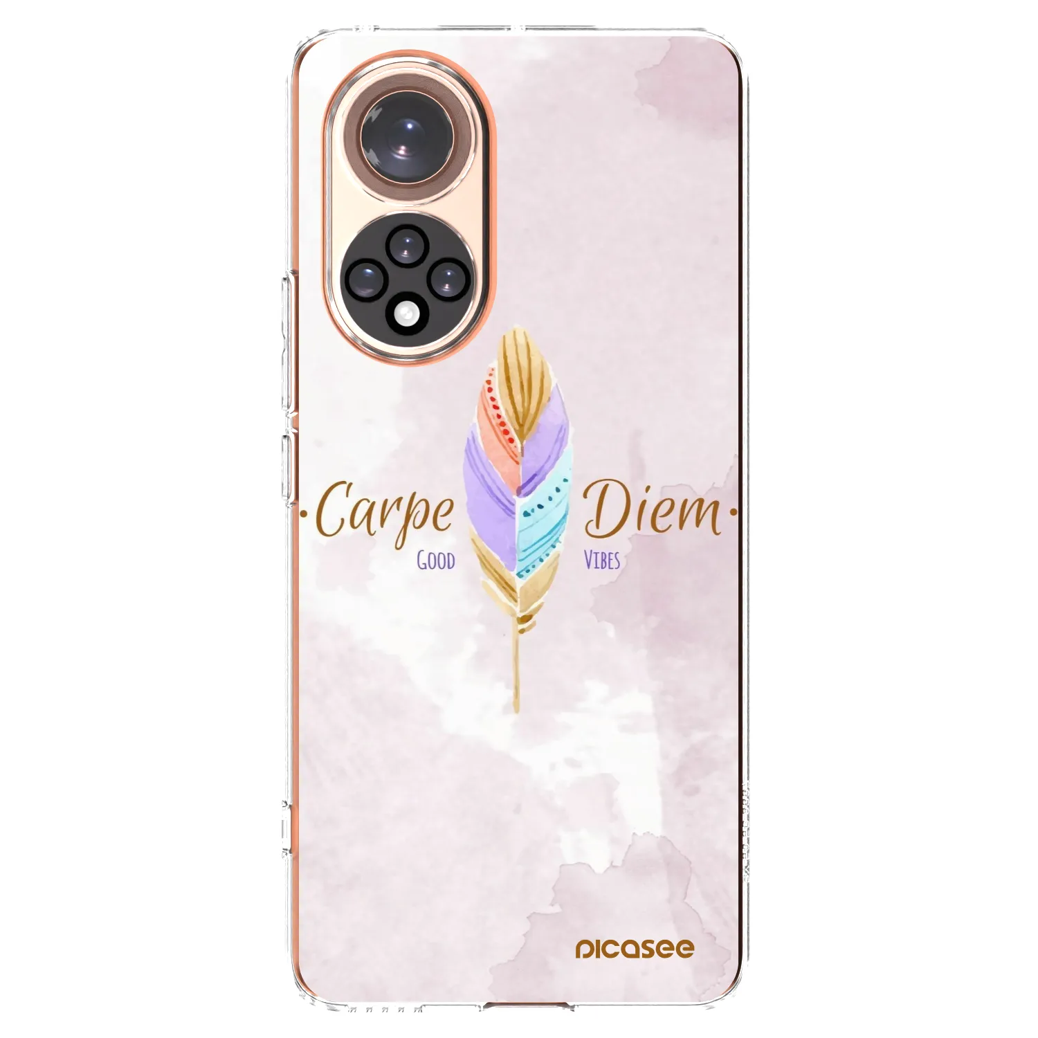 Picasee silikonowe przeźroczyste etui na Huawei Nova 9 - Carpe Diem