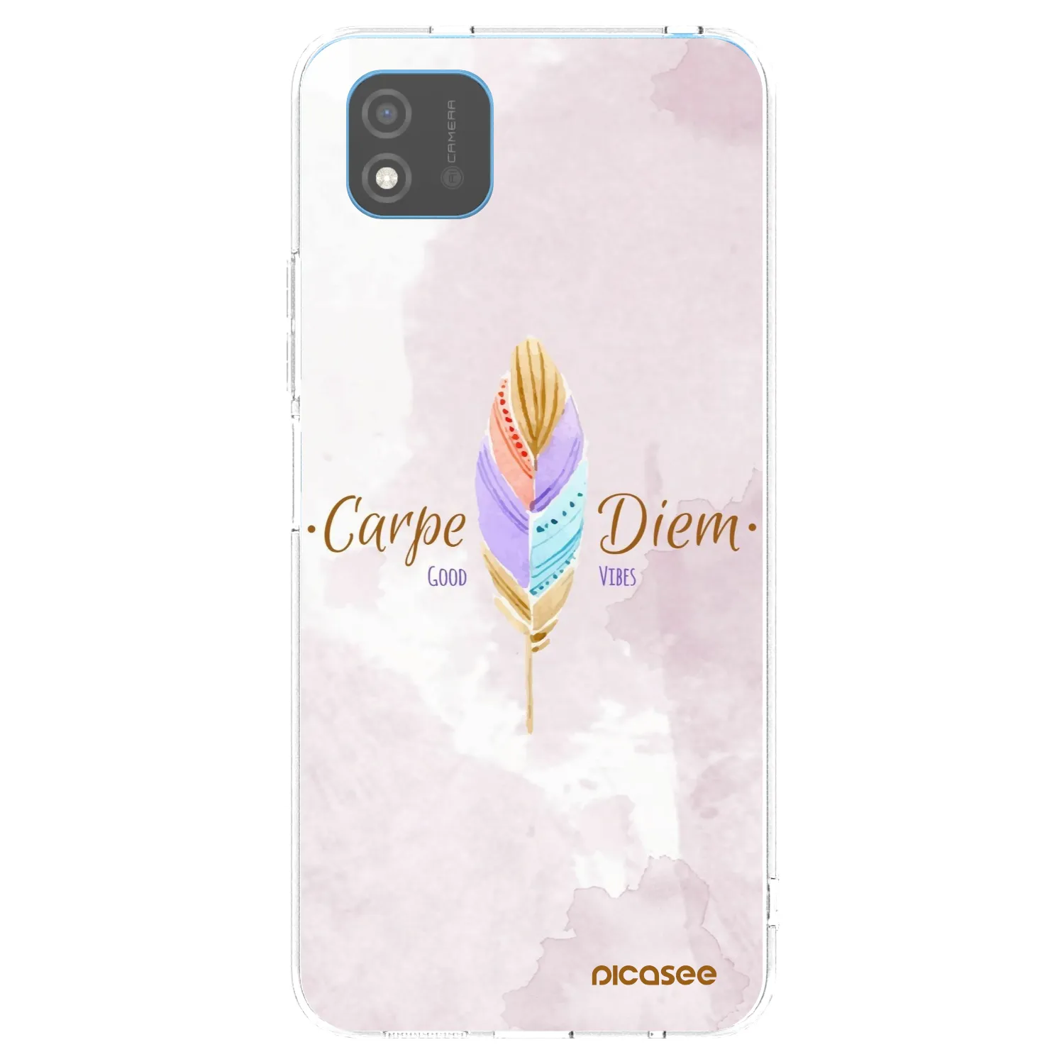 Picasee silikonowe przeźroczyste etui na Realme C11 (2021) - Carpe Diem