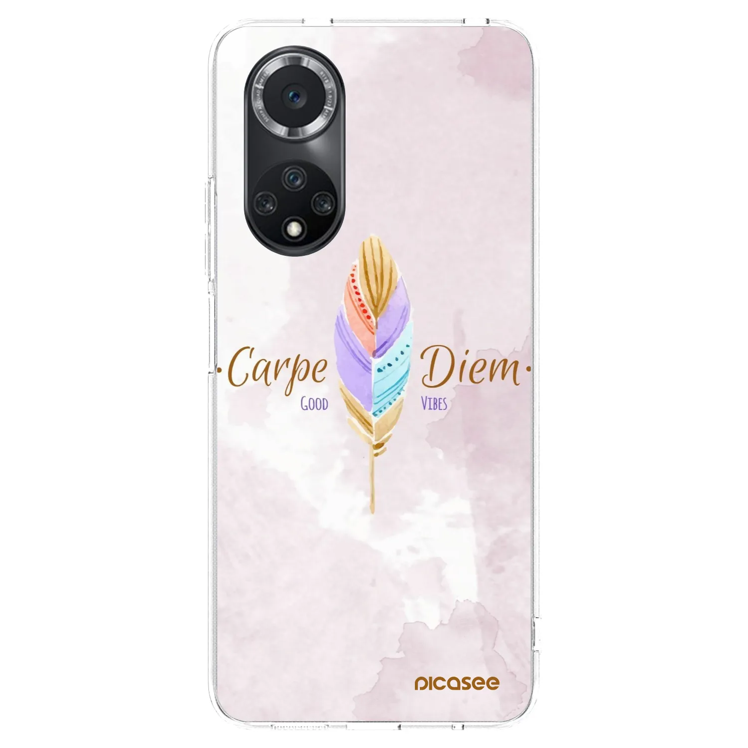 Picasee silikonowe przeźroczyste etui na Huawei Nova 9 SE - Carpe Diem