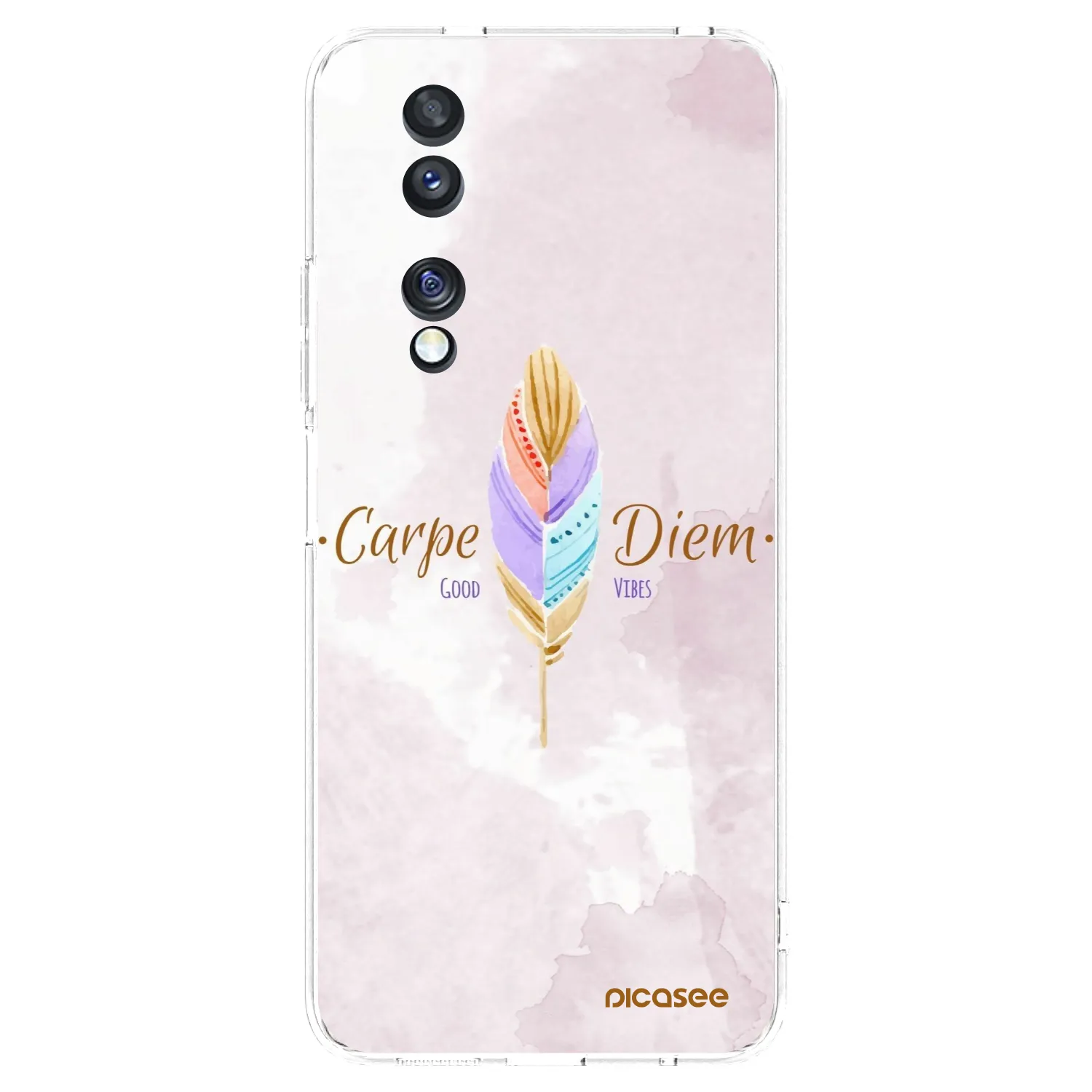 Picasee silikonowe przeźroczyste etui na Honor 70 - Carpe Diem