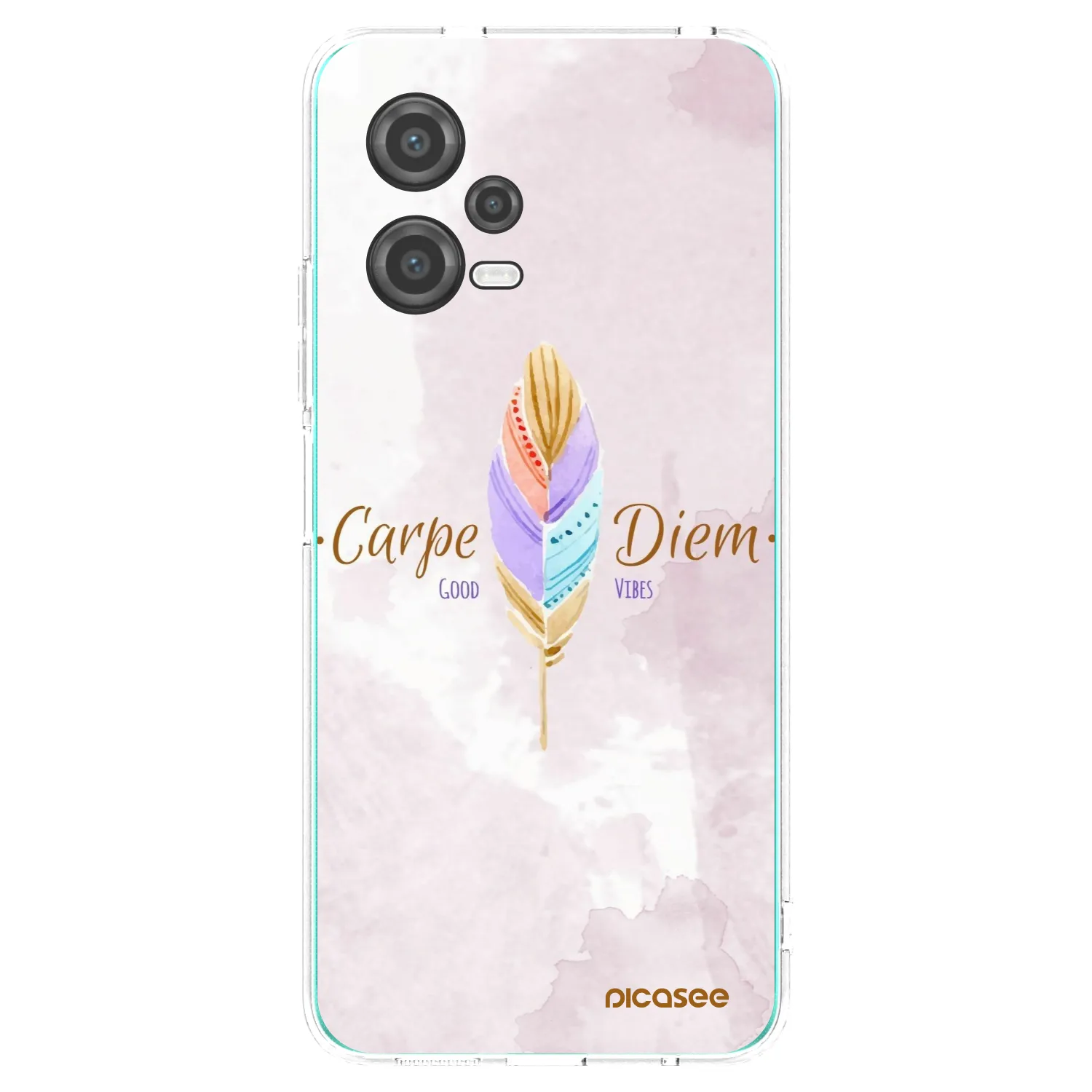 Picasee silikonowe przeźroczyste etui na Xiaomi Poco X5 - Carpe Diem