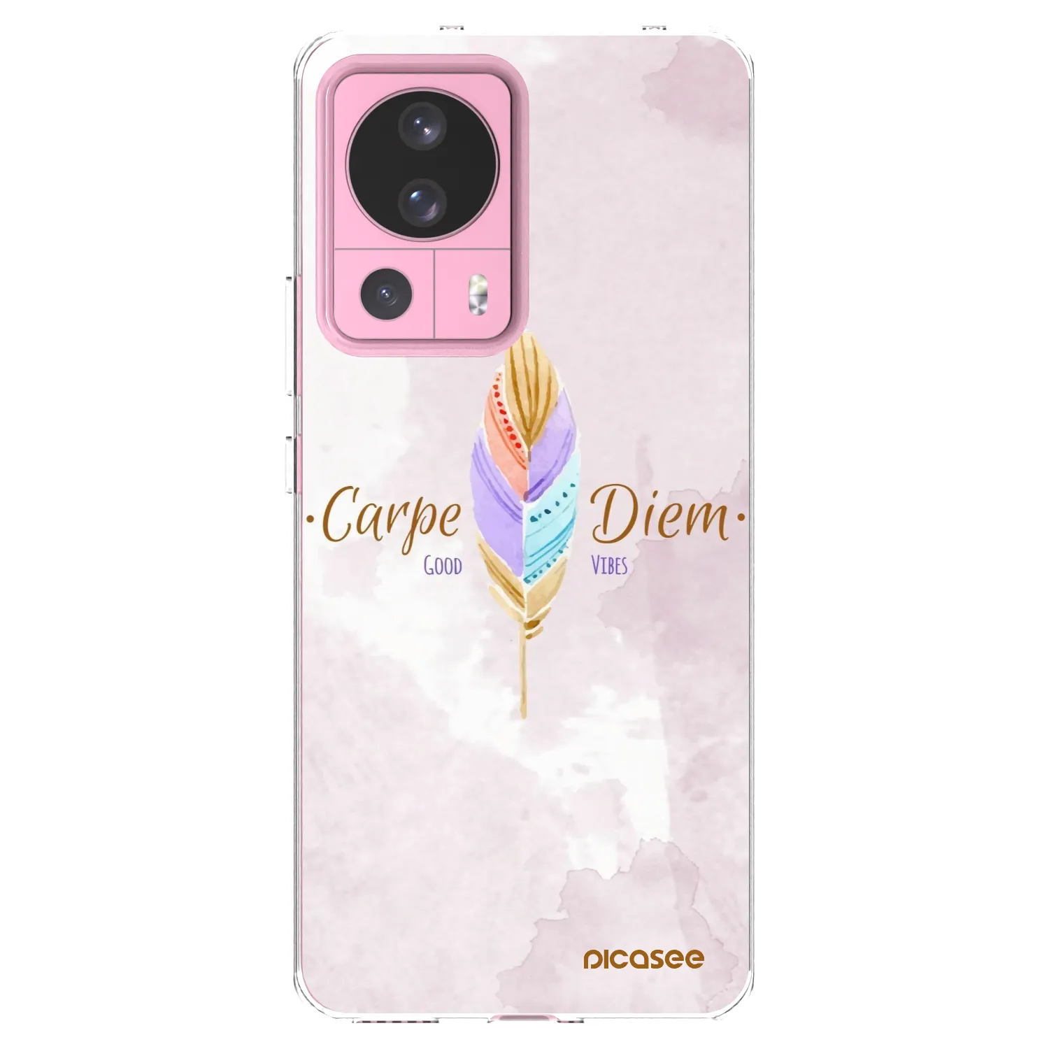 Picasee silikonowe przeźroczyste etui na Xiaomi 13 Lite - Carpe Diem