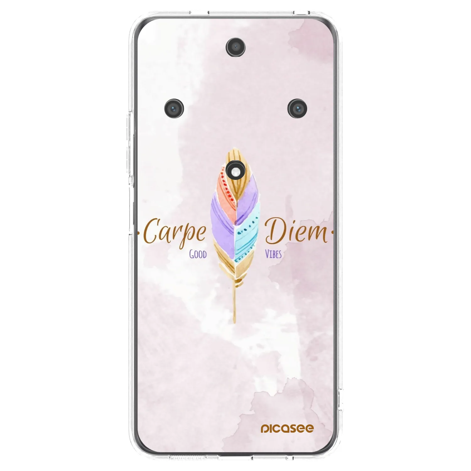 Picasee silikonowe przeźroczyste etui na Honor Magic5 Lite 5G - Carpe Diem