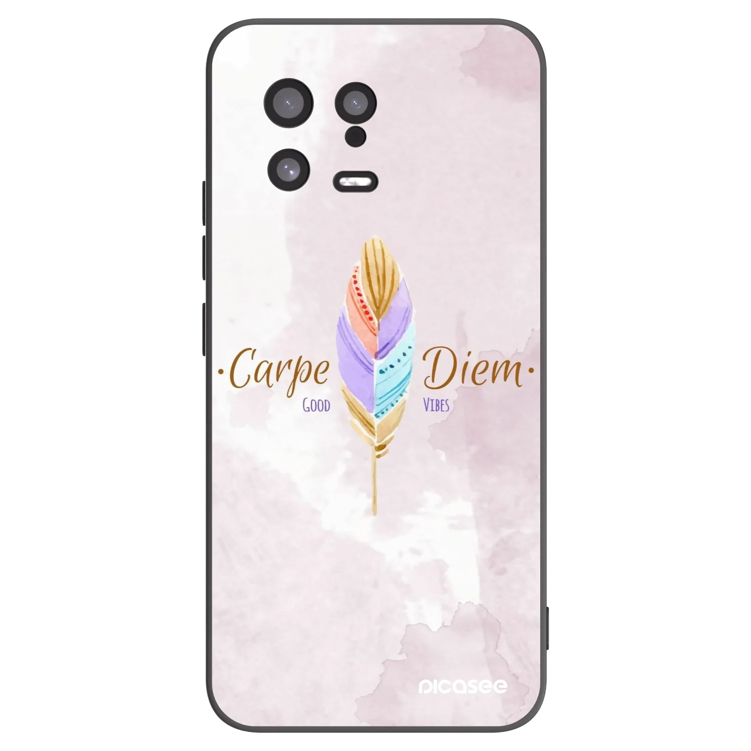 Picasee silikonowe czarne etui na Xiaomi 13 - Carpe Diem