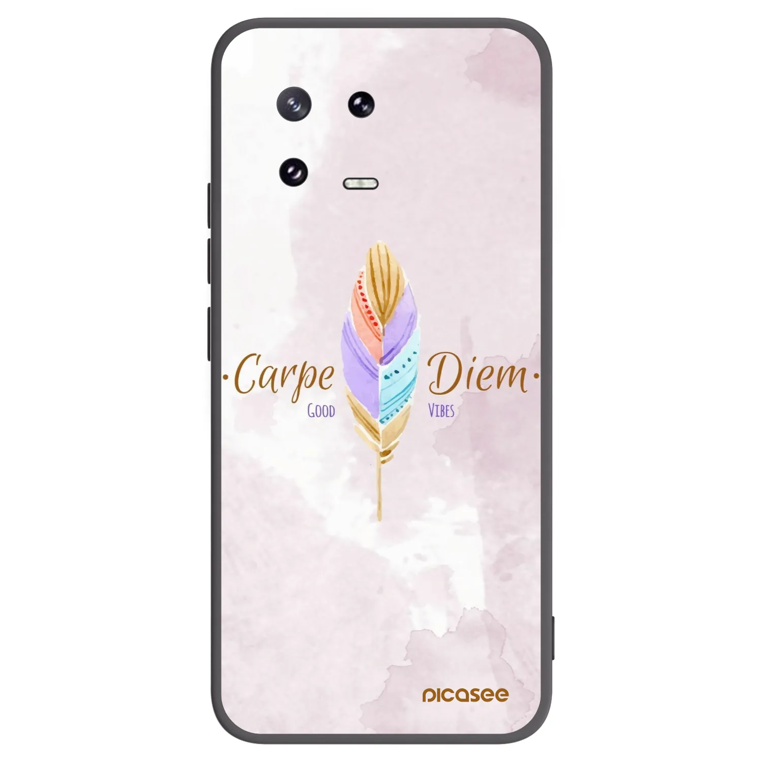 Picasee silikonowe czarne etui na Xiaomi 13 Pro - Carpe Diem