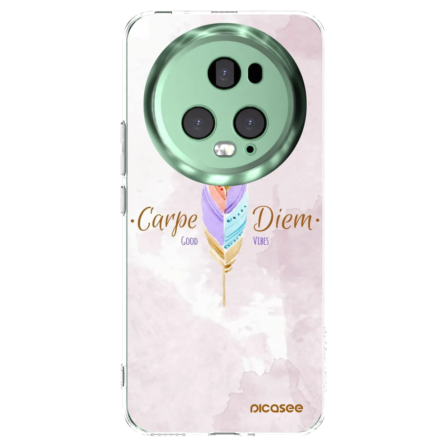 Picasee silikonowe przeźroczyste etui na Honor Magic5 Pro - Carpe Diem