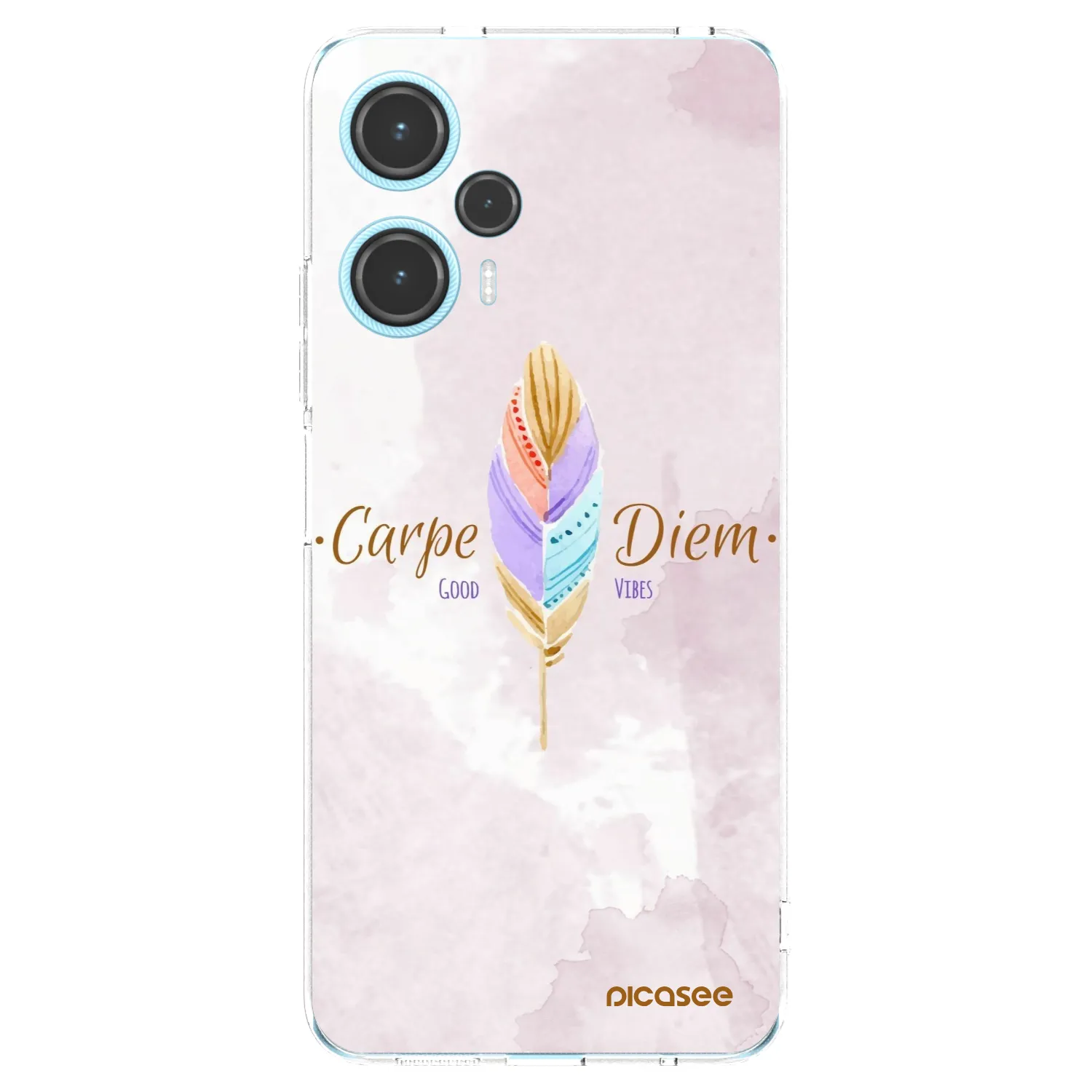 Picasee silikonowe przeźroczyste etui na Xiaomi Poco F5 - Carpe Diem