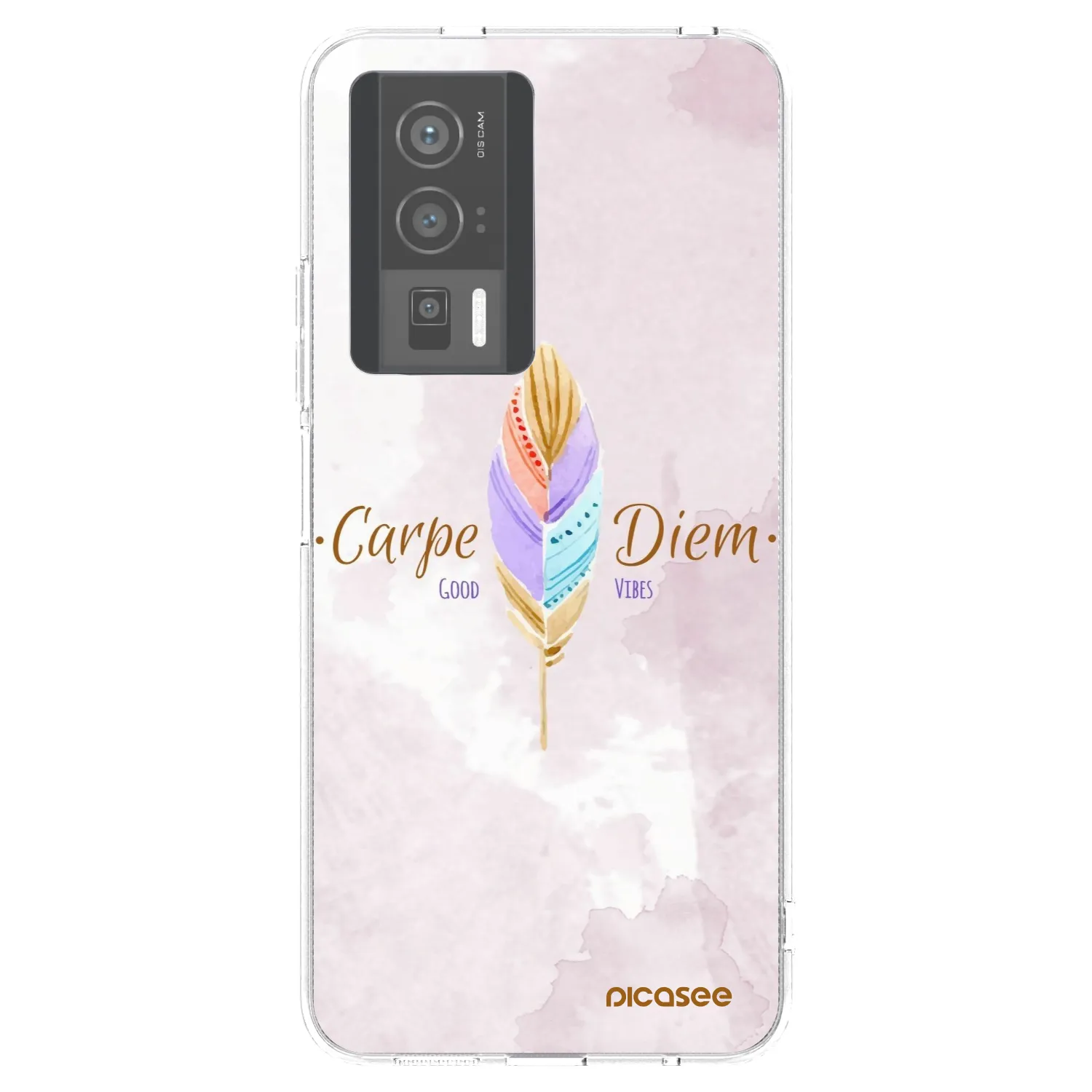 Picasee silikonowe przeźroczyste etui na Xiaomi Poco F5 Pro 5G - Carpe Diem